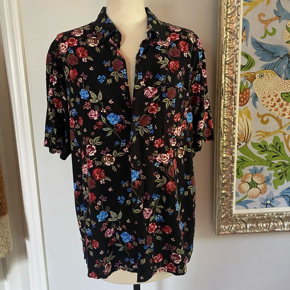 Urban Outfitters Floral Button up